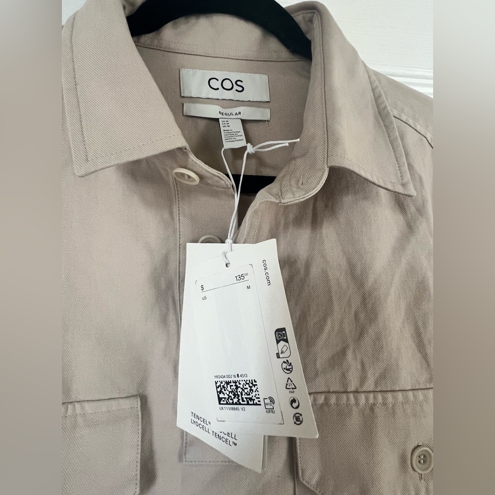 COS Men's Beige Shirt - Picture 3 of 4